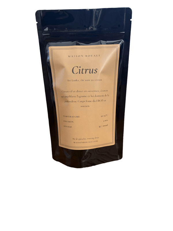Citrus – Thé Noir de Ceylan au Citron