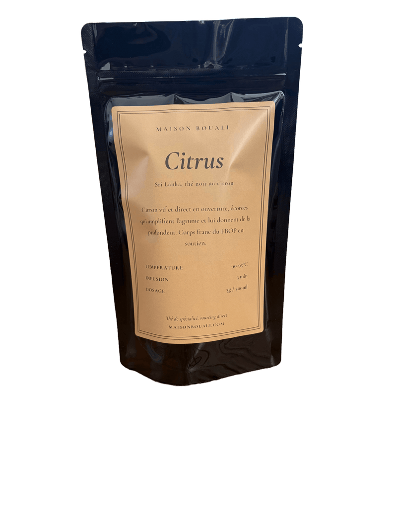 Citrus – Thé Noir de Ceylan au Citron