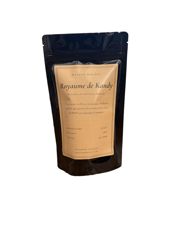 Royaume de Kandy – Thé Noir de Ceylan Fraise Rhubarbe