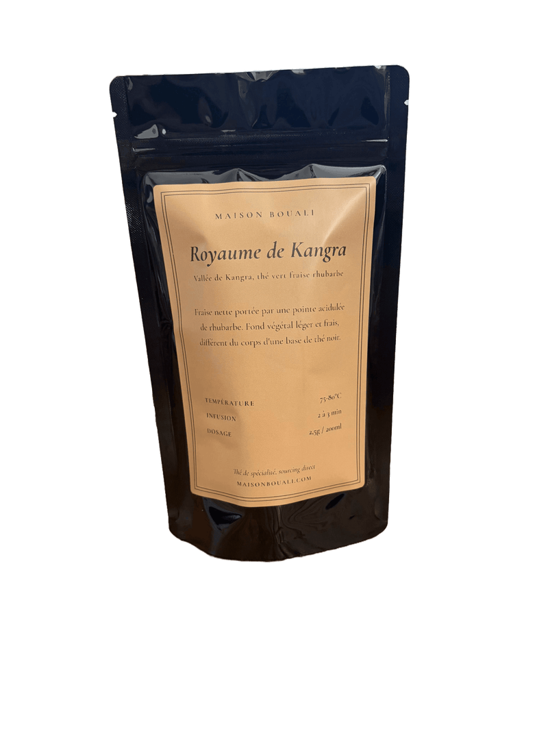 Royaume de Kangra – Thé Vert Fraise Rhubarbe