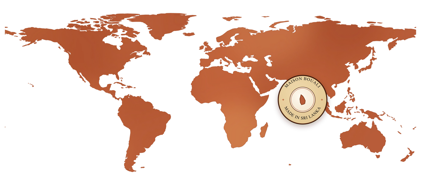 Origin map Sri Lanka, Ceylan